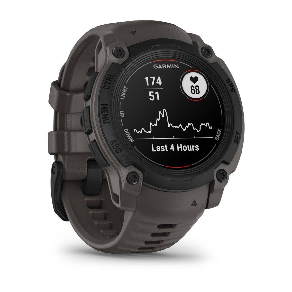 Garmin Instinct® E – 40 mm – Black with Charcoal Band – view 3
