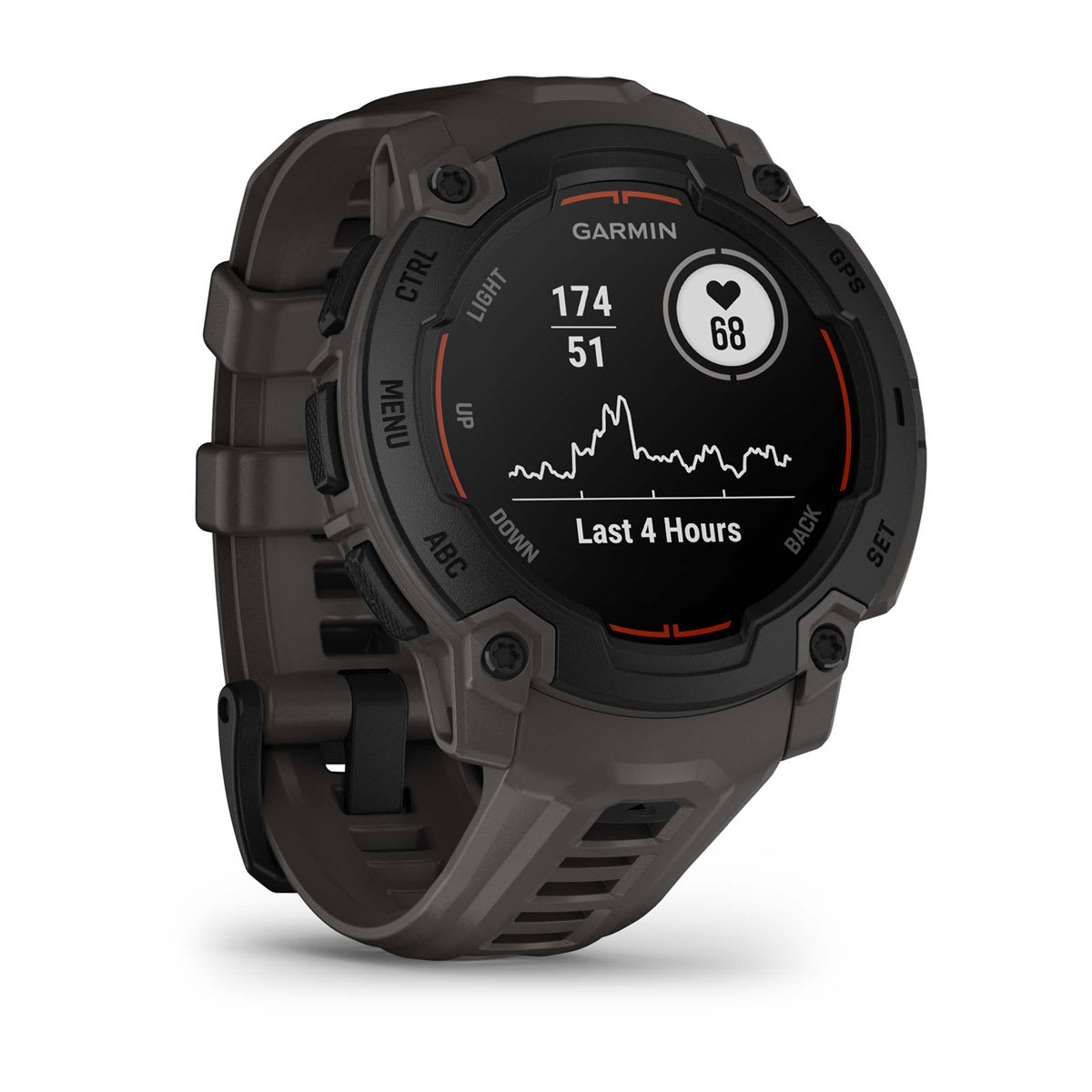 Garmin Instinct® E – 45 mm – Black with Charcoal Band – view 3