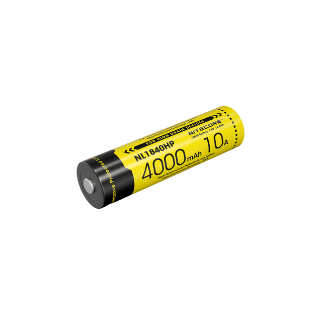 Nitecore 18650 High Performance Li-ion Battery, 3.6V 4000mAh