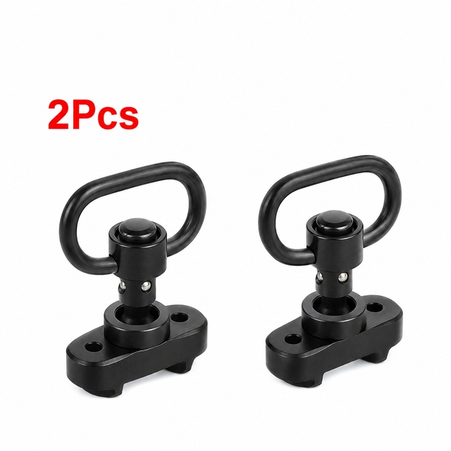 StrikeHold QD Sling Swivel Set — Block Square Base (2Pcs)