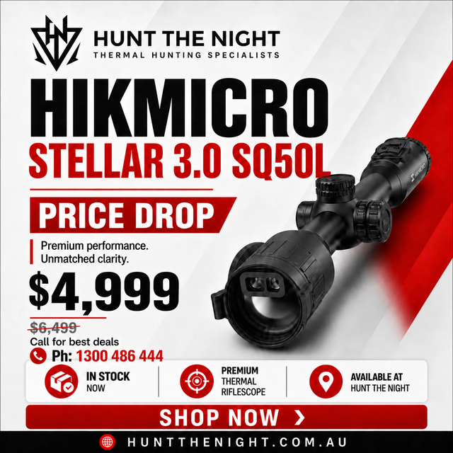 HIKMICRO Stellar LRF SQ50L 3.0 Thermal Scope