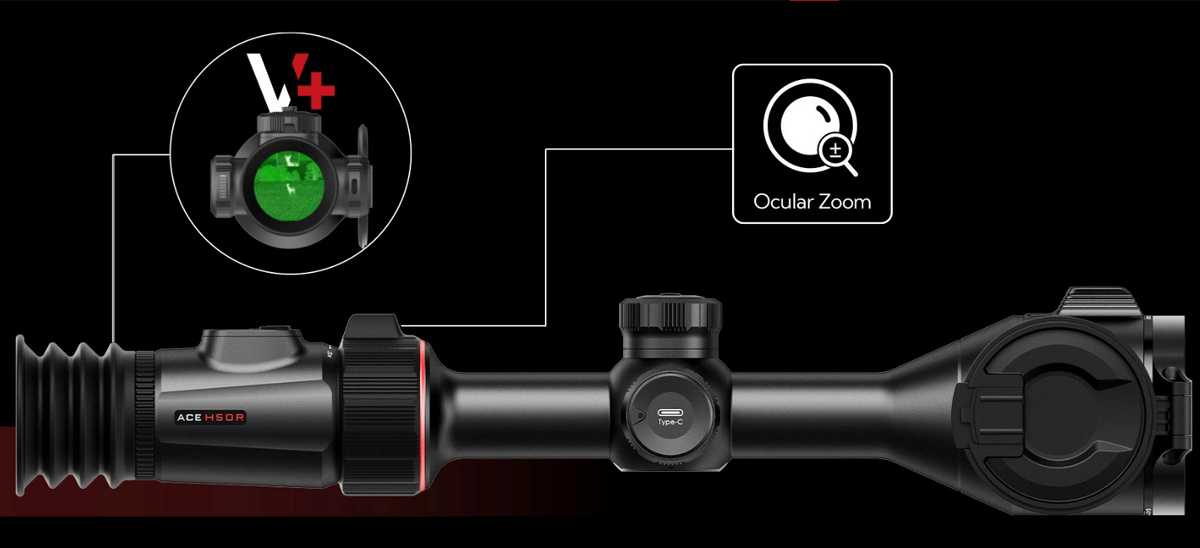 Nocpix Ace H50R LRF Thermal Rifle Scope