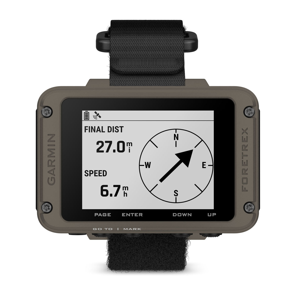 Garmin Foretrex® 901 Ballistic Edition – Wrist-mounted GPS Navigator with Strap – view 4