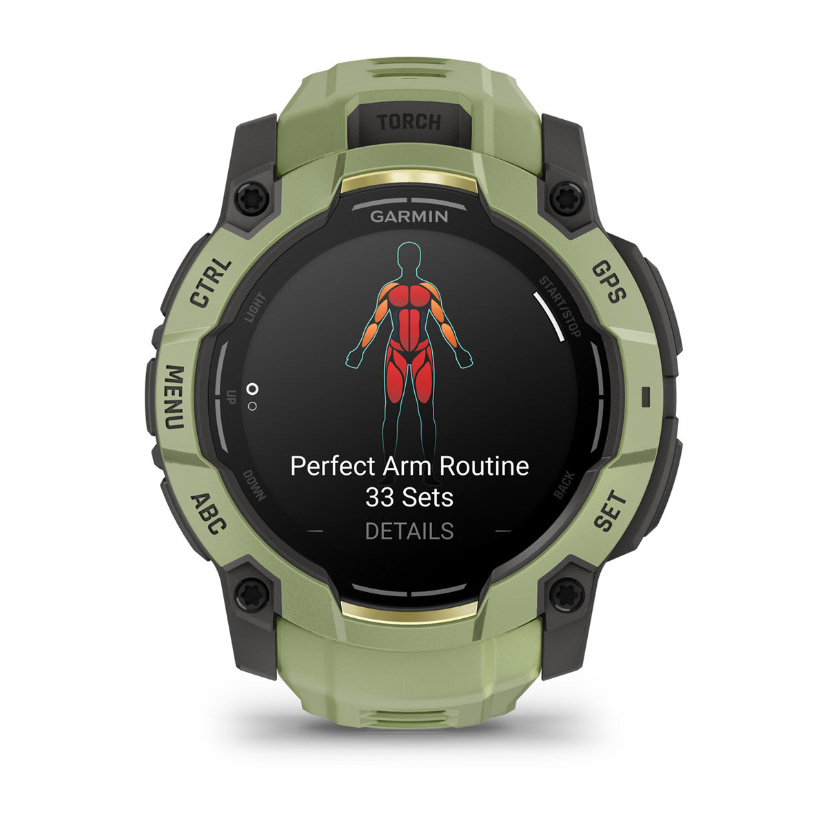 Garmin Instinct® 3 – 50 mm, AMOLED – Fern Green with Fern Green Band – view 4