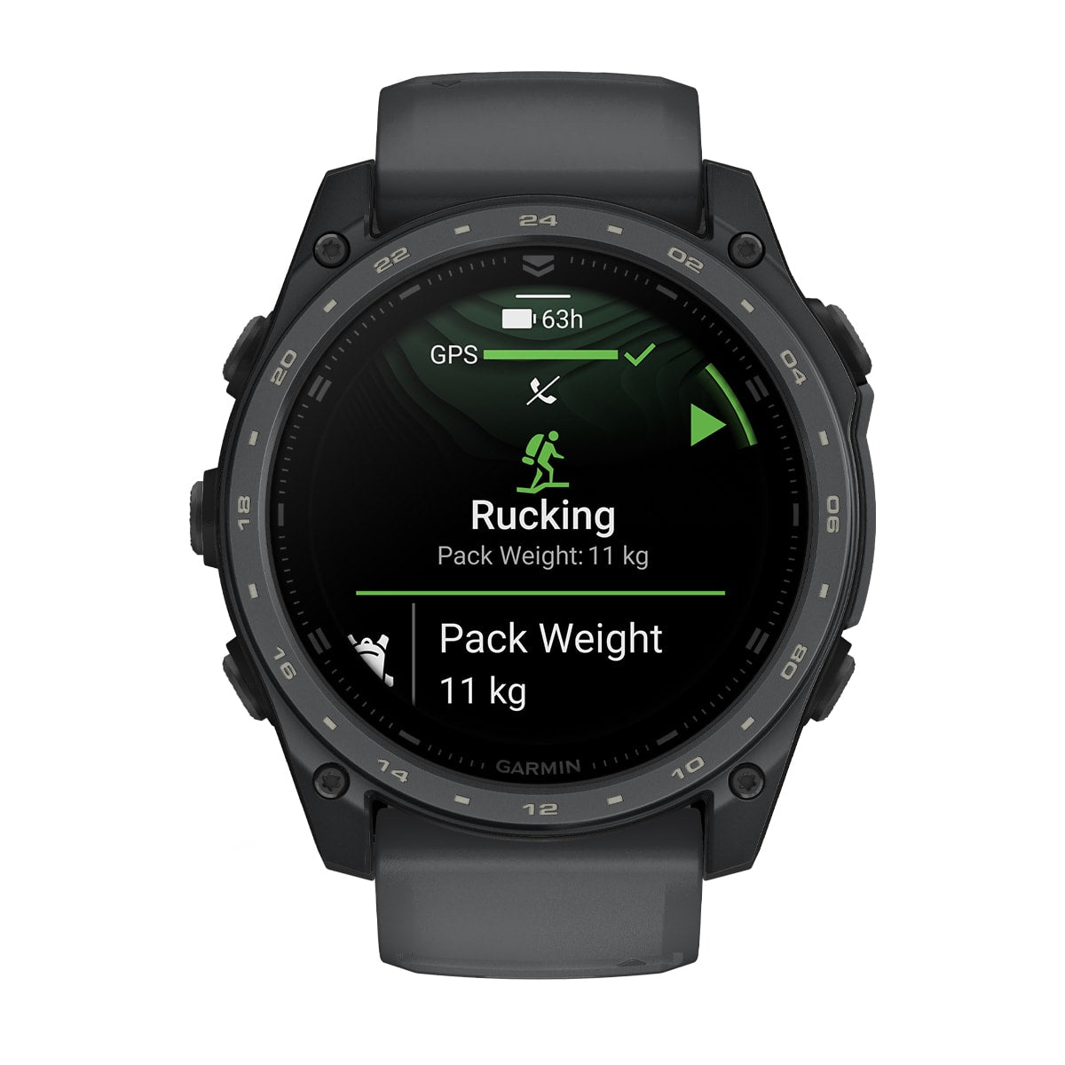 Garmin tactix® 8 – 51 mm, AMOLED, Cerakote® Coating – Includes Applied Ballistics Ultralight™ Solver and Slate Gray Cerakote® Coating – view 4