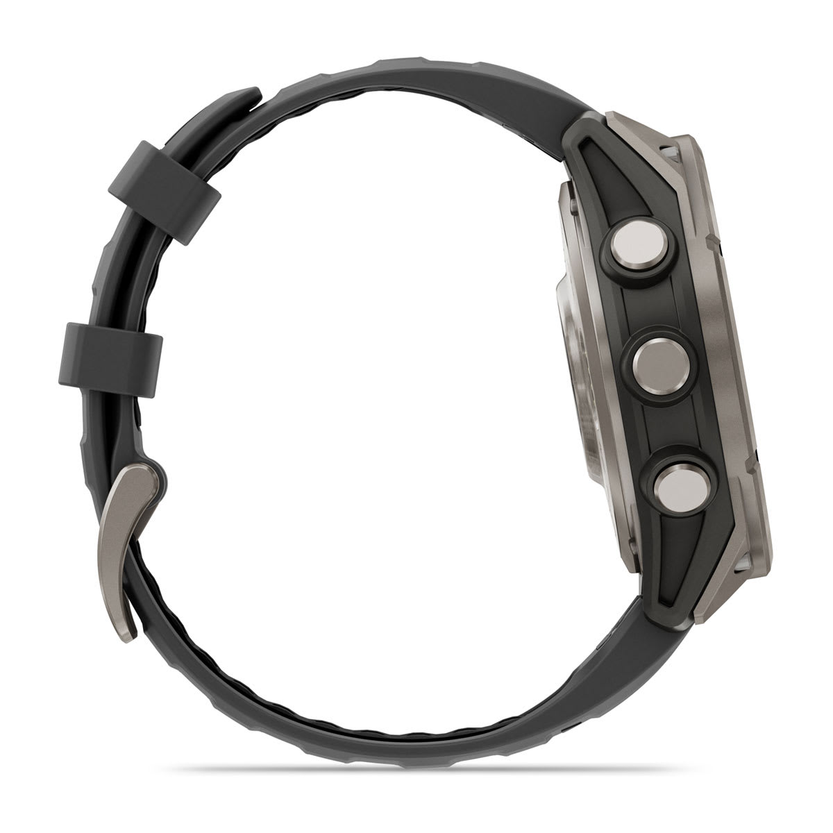 Garmin fēnix® 8 Pro – 47 mm, AMOLED – Sapphire, Titanium with Graphite/black silicone band – view 5