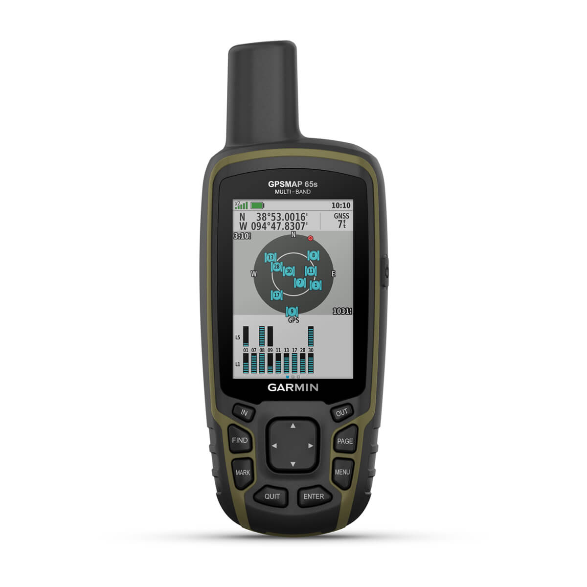 Garmin GPSMAP® 65s – Multi-band/multi-GNSS handheld with sensors – view 5