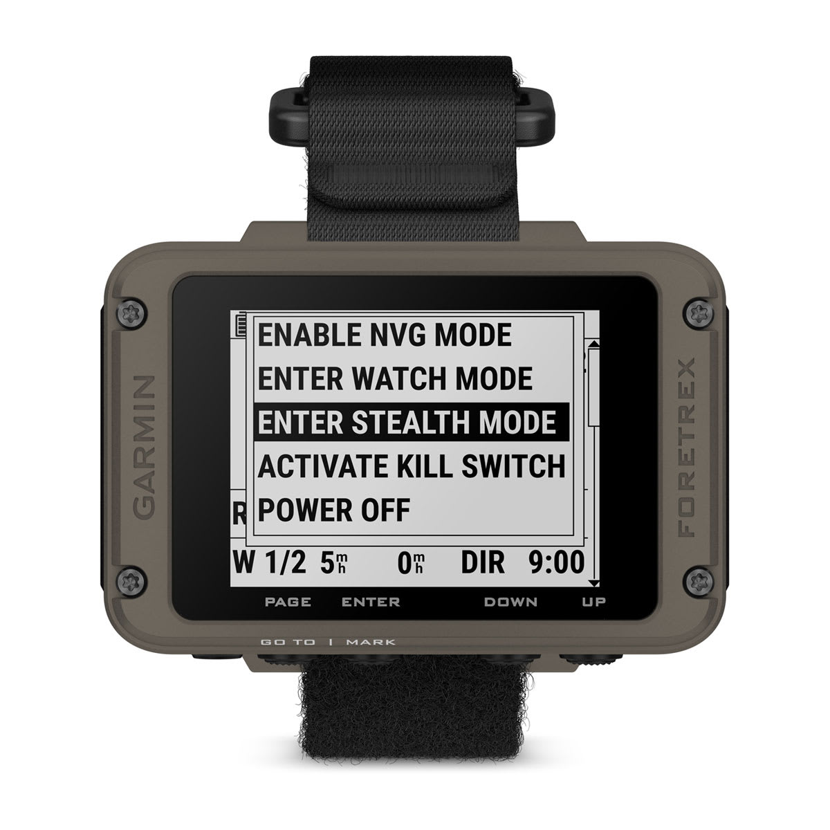 Garmin Foretrex® 901 Ballistic Edition – Wrist-mounted GPS Navigator with Strap – view 7