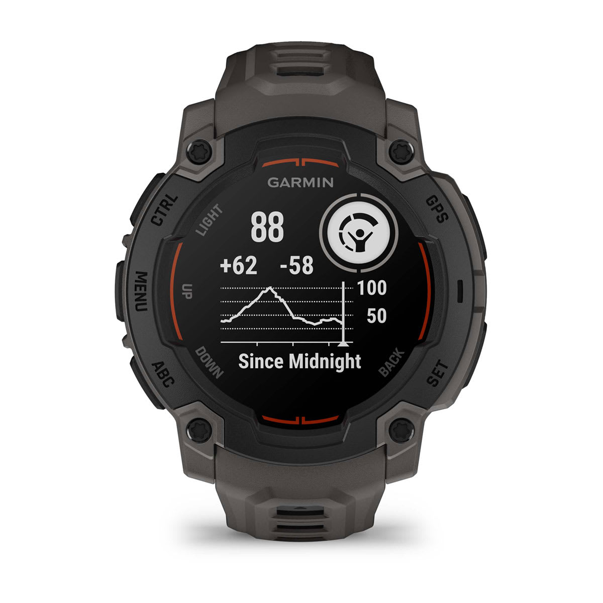 Garmin Instinct® E – 45 mm – Black with Charcoal Band – view 7