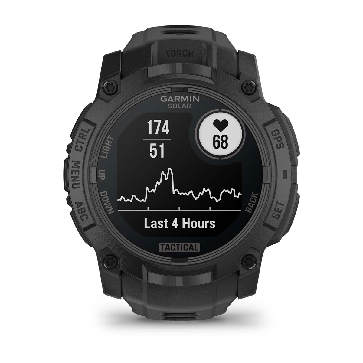 Garmin Instinct® 3 – 50 mm, Solar, Tactical Edition – Black with Black Band – view 8
