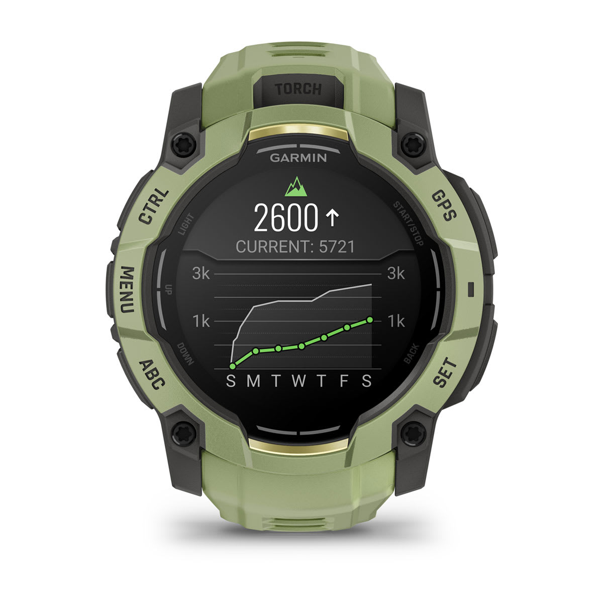 Garmin Instinct® 3 – 50 mm, AMOLED – Fern Green with Fern Green Band – view 9