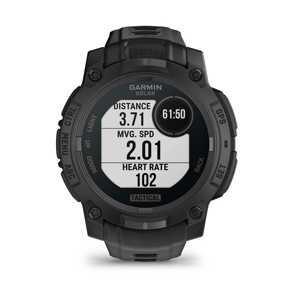 Garmin Instinct® 3 – 45 mm, Solar, Tactical Edition – Black with Black Band – view 9