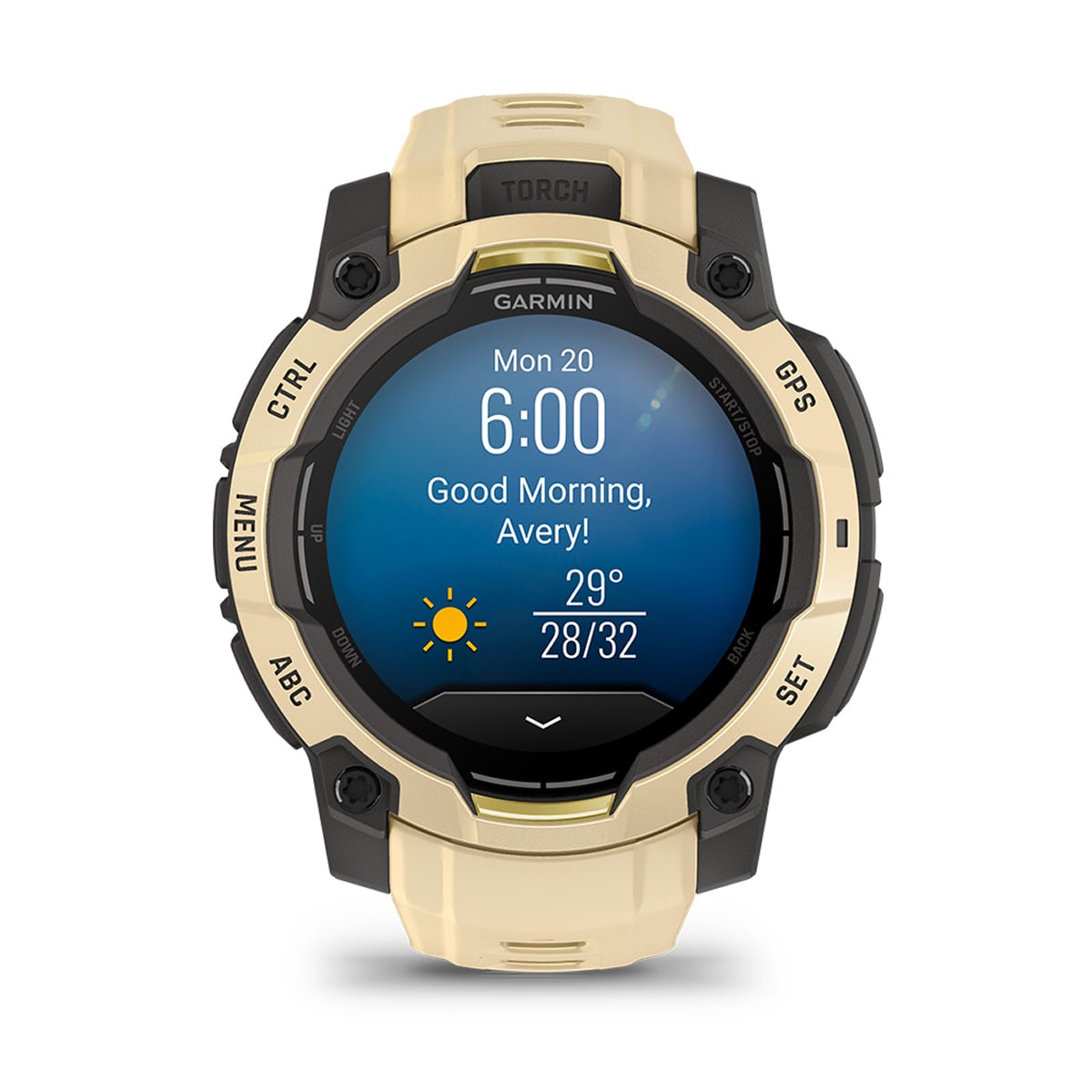 Garmin Instinct® 3 – 45 mm, AMOLED – Citrine with Citrine Band – view 11