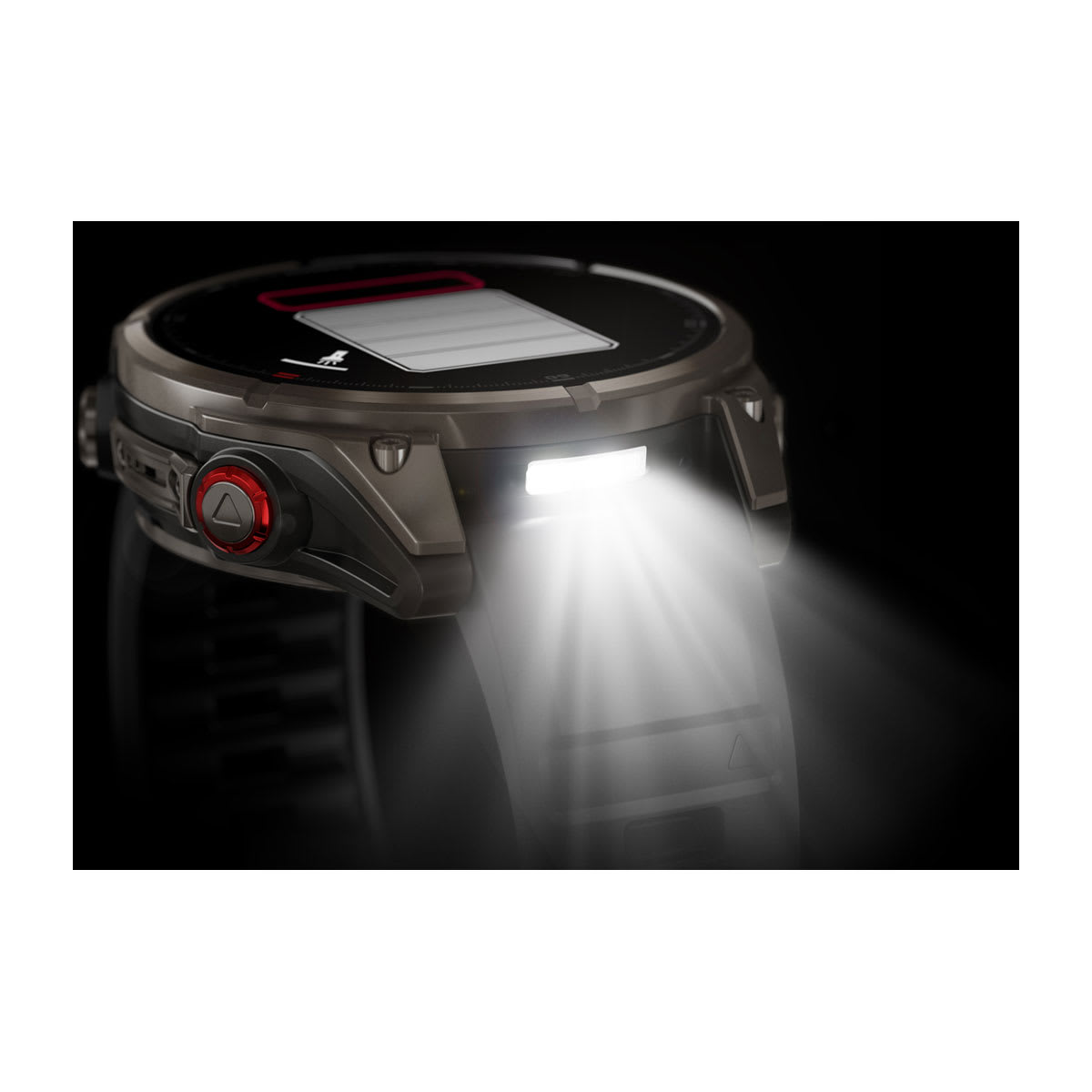 Garmin fēnix® 8 Pro – 47 mm, AMOLED – Sapphire, Titanium with Graphite/black silicone band – view 11