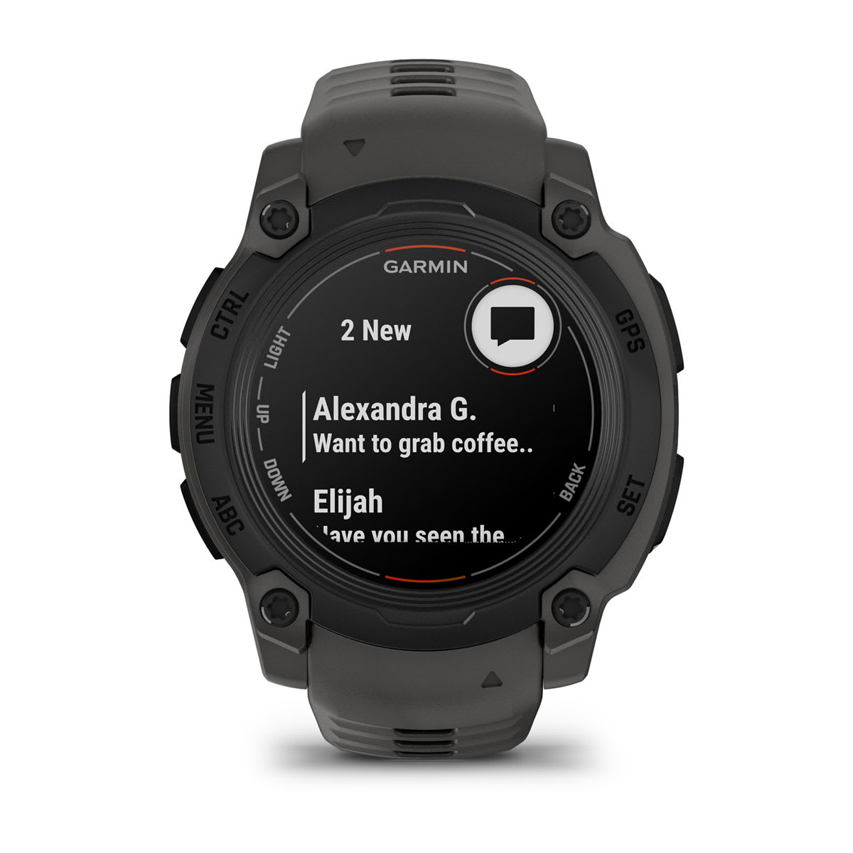 Garmin Instinct® E – 40 mm – Black with Charcoal Band – view 10