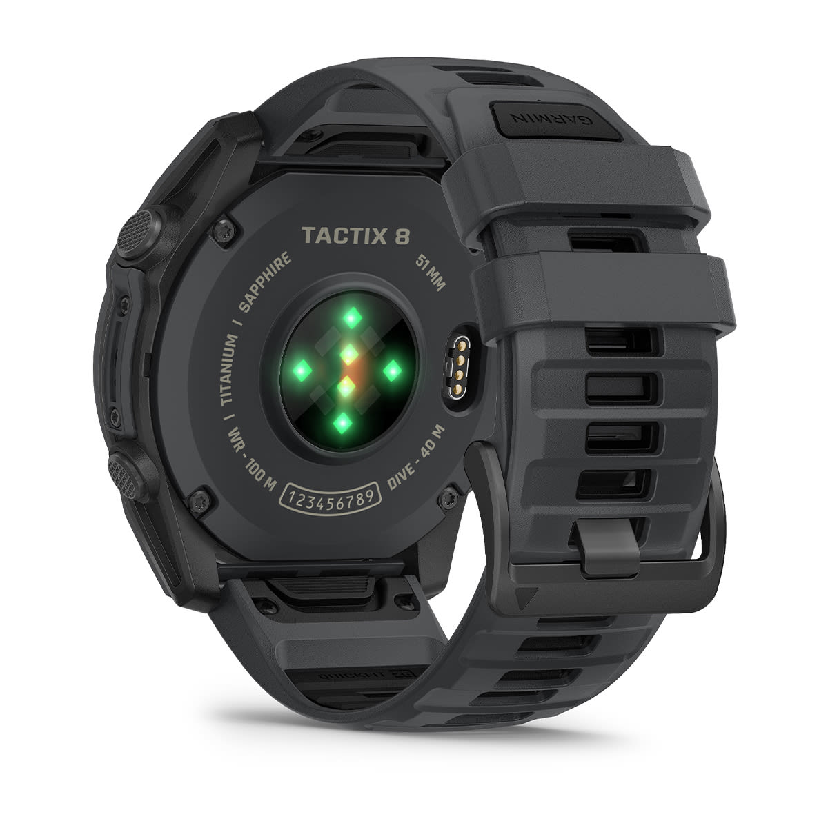 Garmin tactix® 8 – 51 mm, AMOLED, Cerakote® Coating – Includes Applied Ballistics Ultralight™ Solver and Slate Gray Cerakote® Coating – view 11