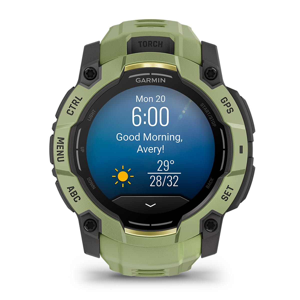 Garmin Instinct® 3 – 50 mm, AMOLED – Fern Green with Fern Green Band – view 11