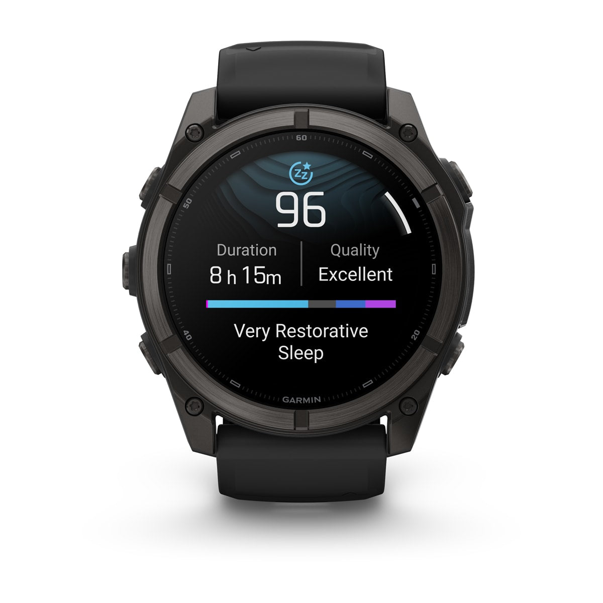 Garmin fēnix® 9 – 51mm – Carbon Gray DLC Titanium with Black Silicone Band – view 11