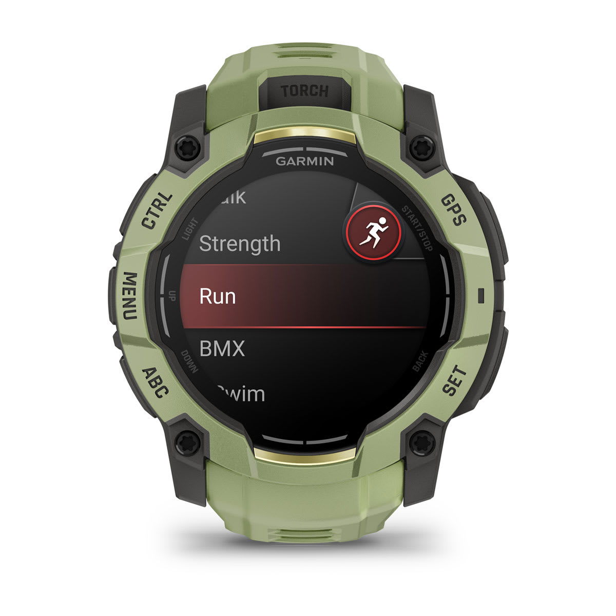 Garmin Instinct® 3 – 50 mm, AMOLED – Fern Green with Fern Green Band – view 2