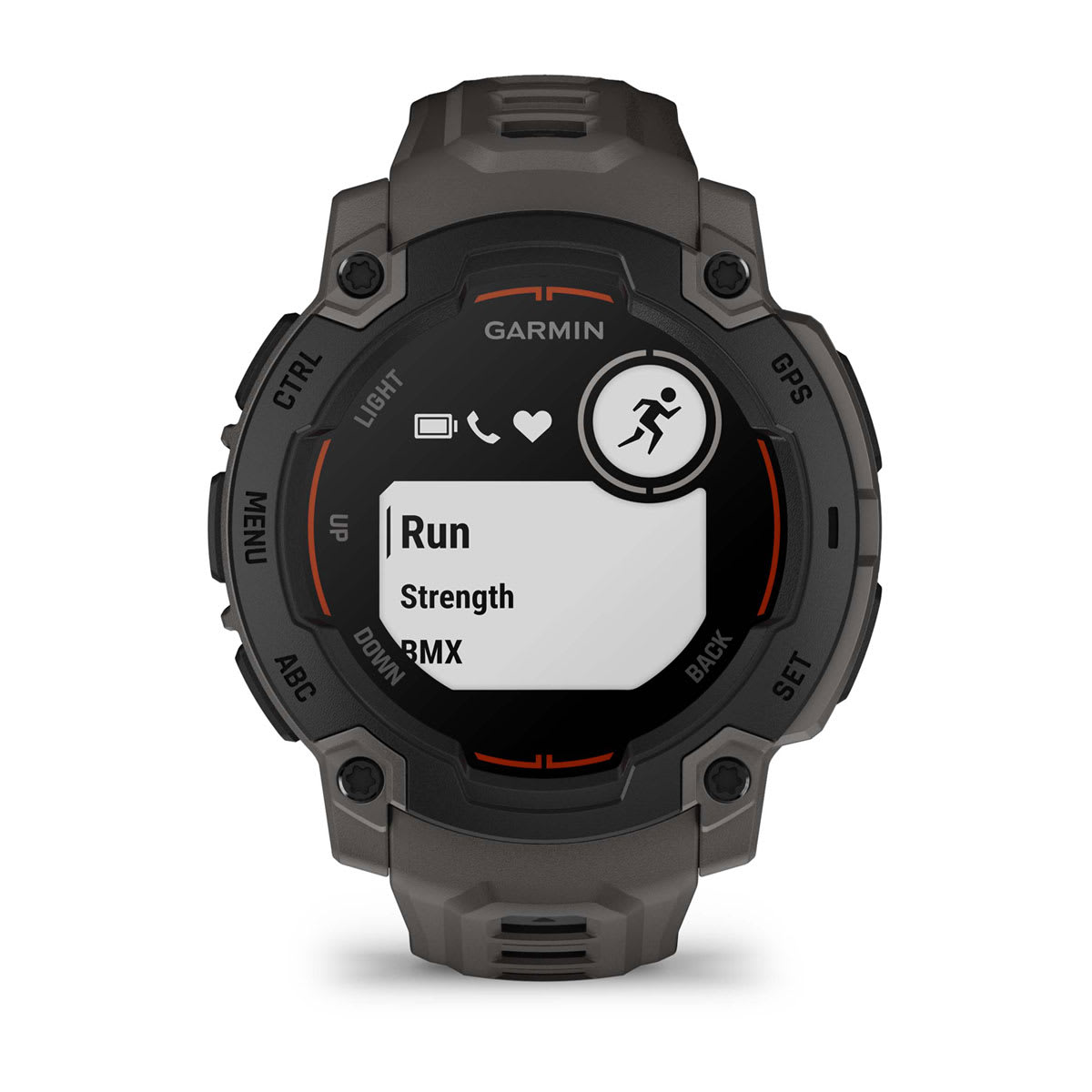Garmin Instinct® E – 45 mm – Black with Charcoal Band – view 2