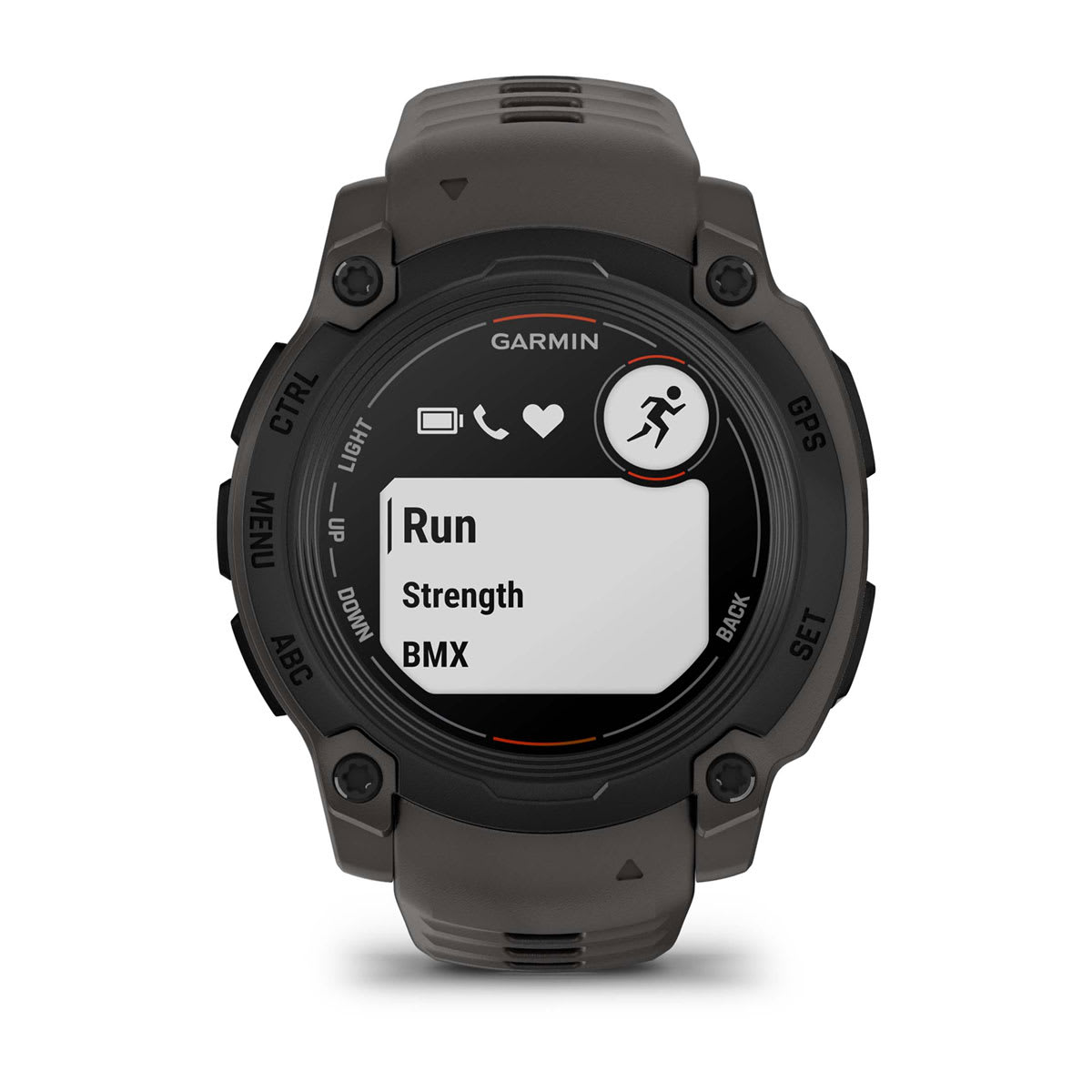 Garmin Instinct® E – 40 mm – Black with Charcoal Band – view 2