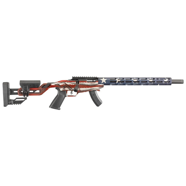 Ruger Precision Rimfire Rifle .22 LR 18" 10 Shot USA Flag