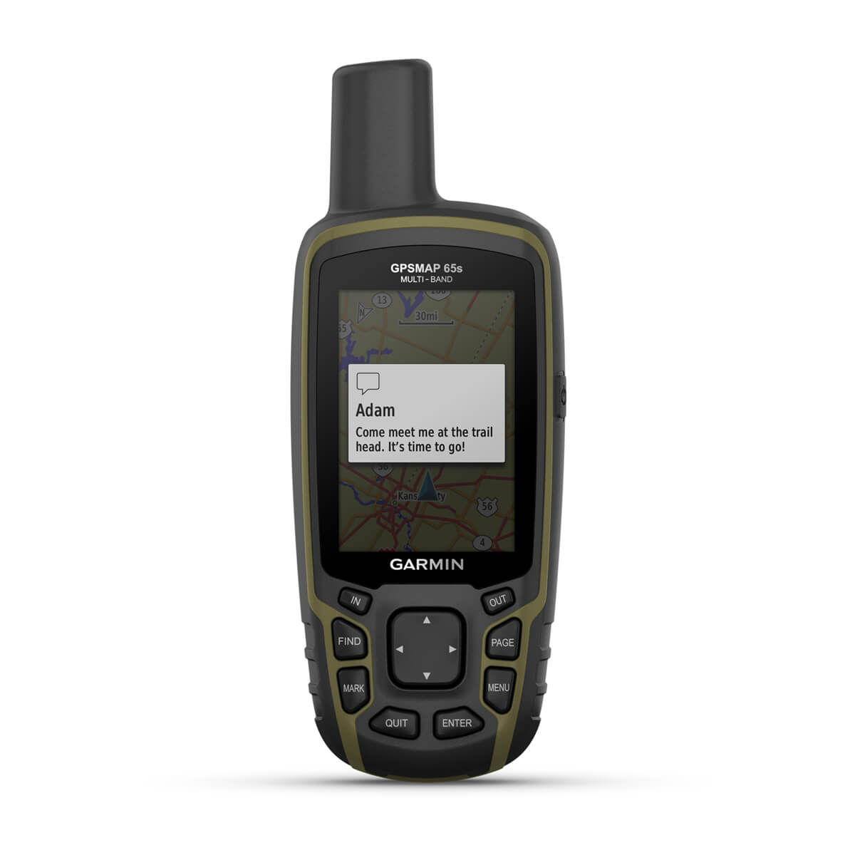 Garmin GPSMAP® 65s – Multi-band/multi-GNSS handheld with sensors – view 7