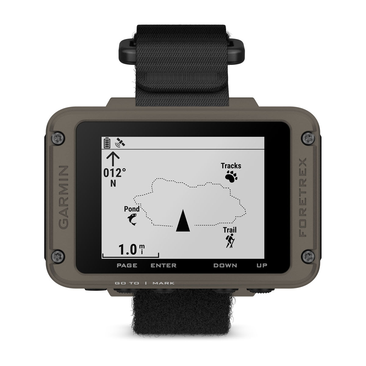 Garmin Foretrex® 901 Ballistic Edition – Wrist-mounted GPS Navigator with Strap – view 9