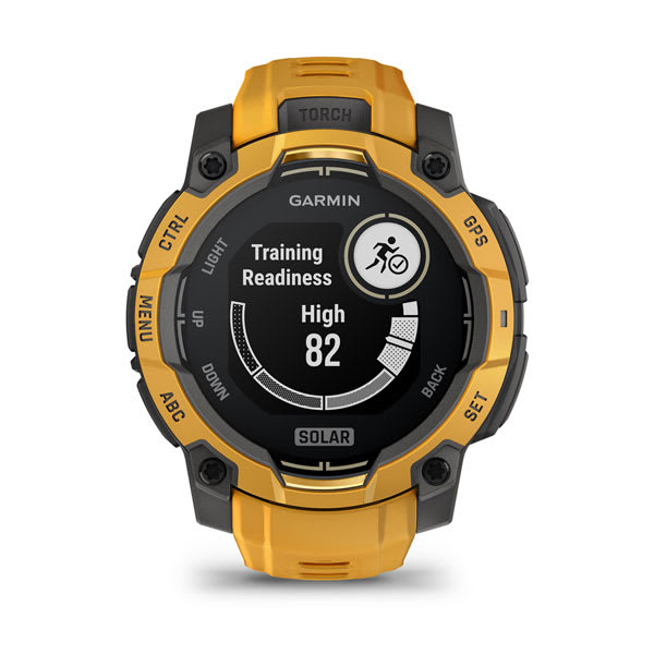Garmin Instinct® 3 – 45 mm, Solar – Sunburst with Sunburst/Grey Band – view 15
