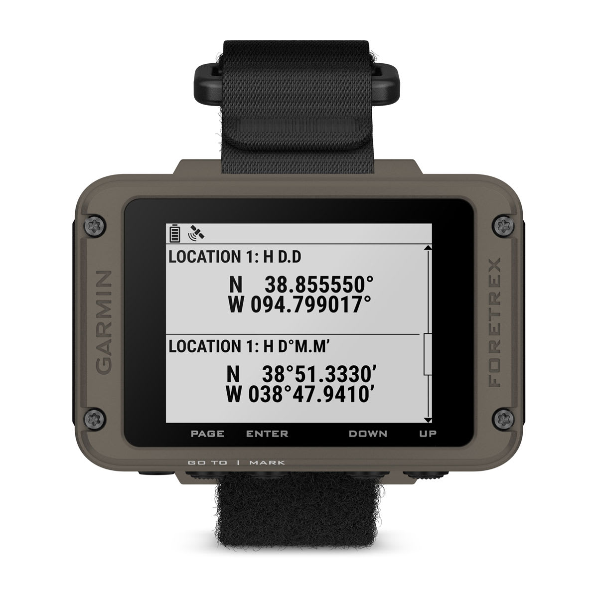 Garmin Foretrex® 901 Ballistic Edition – Wrist-mounted GPS Navigator with Strap – view 10