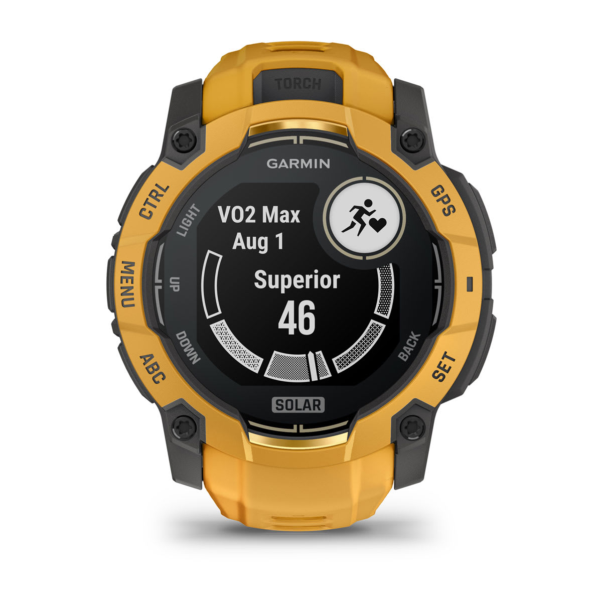 Garmin Instinct® 3 – 50 mm, Solar – Sunburst with Sunburst/Grey Band – view 16