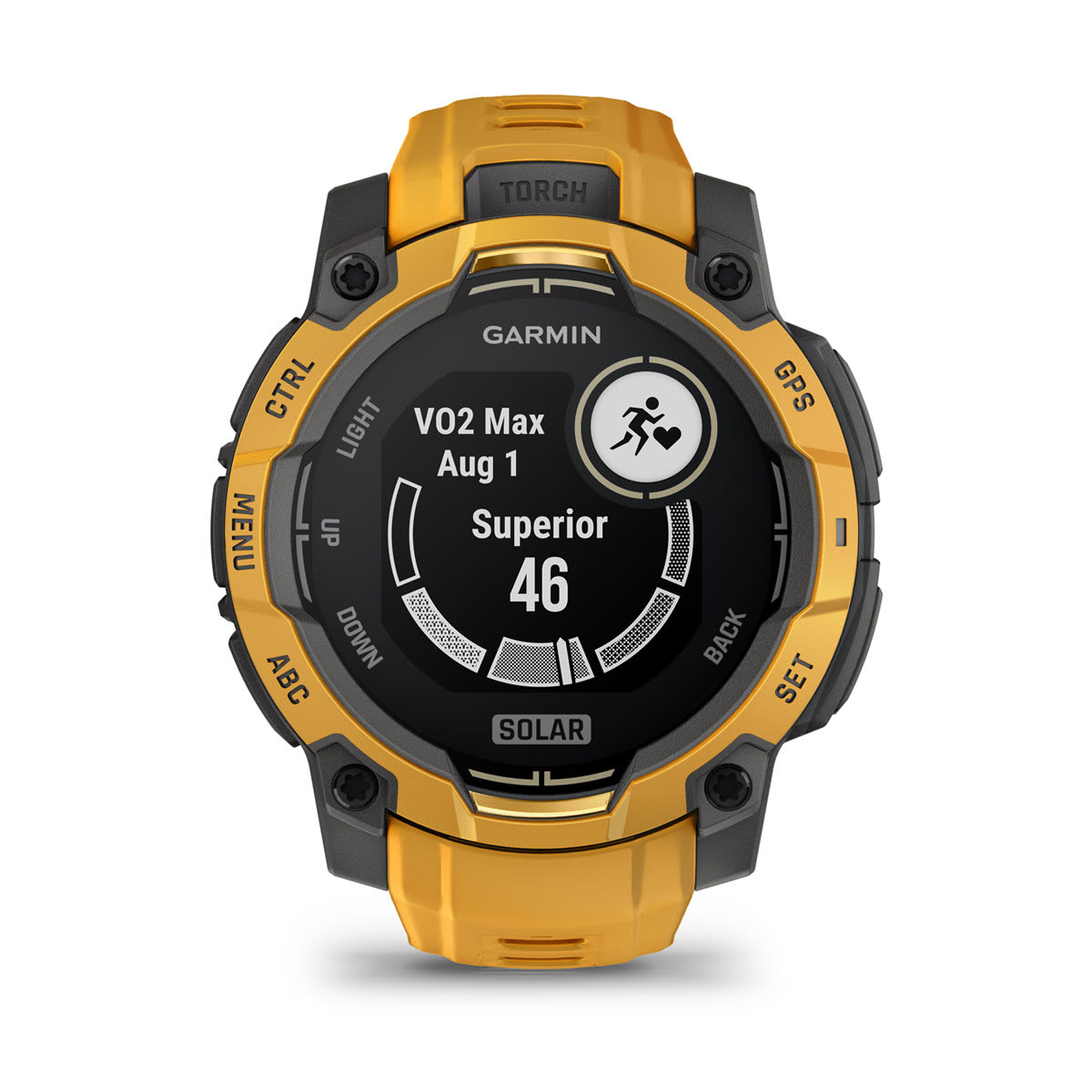 Garmin Instinct® 3 – 45 mm, Solar – Sunburst with Sunburst/Grey Band – view 16