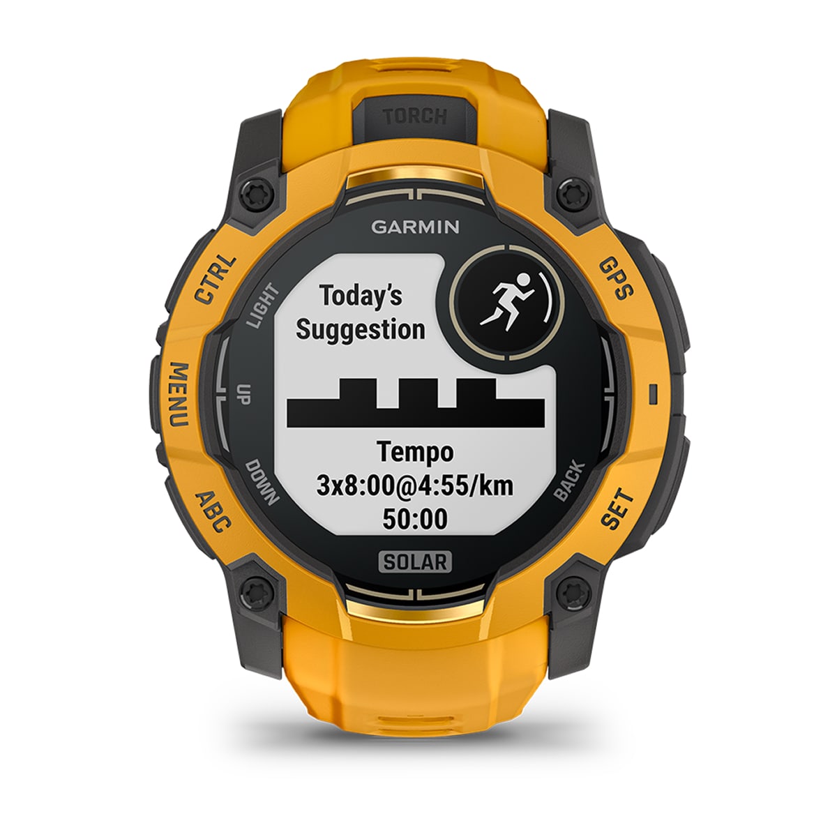 Garmin Instinct® 3 – 50 mm, Solar – Sunburst with Sunburst/Grey Band – view 17