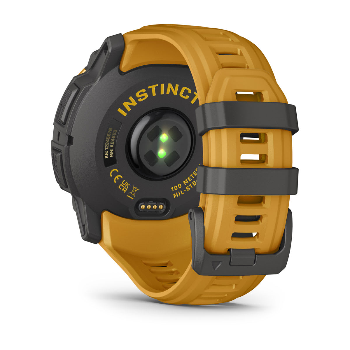 Garmin Instinct® 3 – 50 mm, Solar – Sunburst with Sunburst/Grey Band – view 18