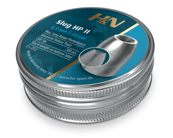H&N SLUG HP .22 25GR AIR SLUG-.217