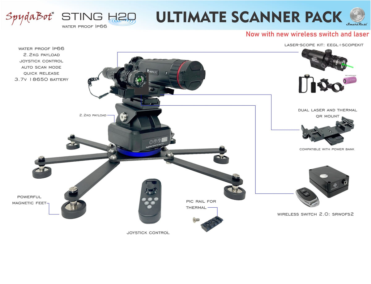 Smartrest Spydabot - Sting H2o Ultimate Scanner Pack