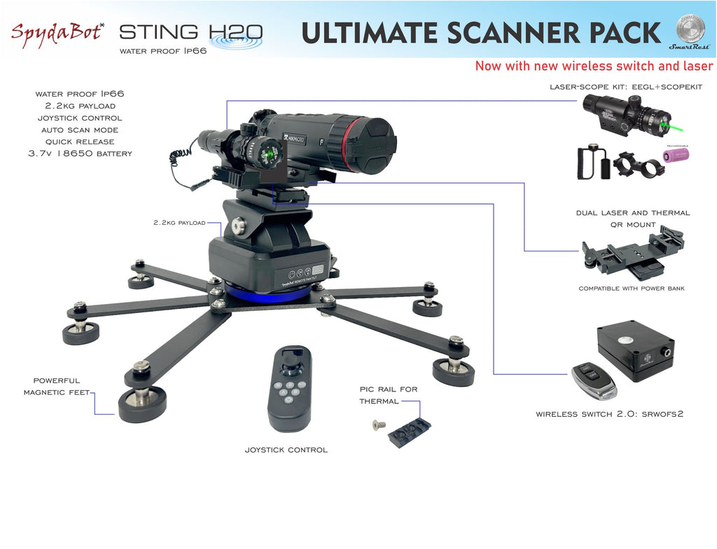 Smartrest Spydabot - Sting H2o Ultimate Scanner Pack
