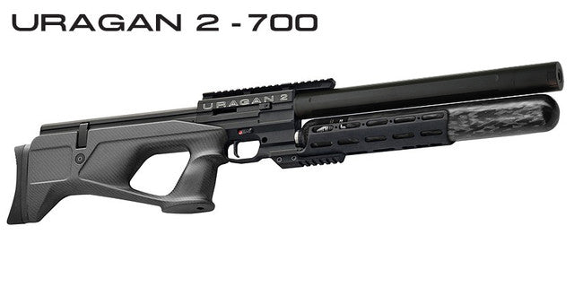 AGT Uragan 2 - 700 Carbon PCP Air Rifle Cal. .22